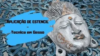 APLICAÇÃO DE ESTENCIL NO GESSO