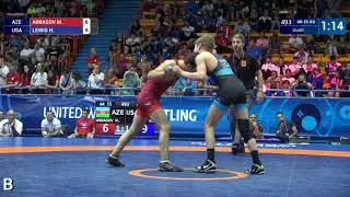 Qual. GR - 55 kg: M. ABBASOV (AZE) v. H. LEWIS (USA)