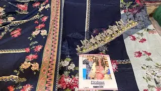 Firdous Lawn Collection || Printed Patch Work Suits || Pakistani Indian Original Lawn || Rs.675
