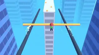 Roof Rails : Gameplay Unlock Level 38 (iOS, Android)