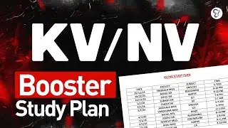 KV/NV NAVODAYA BOOSTER STUDY PLAN | KVS/ NVS EXAM