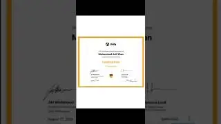 Unity Certified User Programmer #unity3d #unity3dgames #certificate #programming #shorts