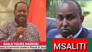 Reactions After Hawk-eyed Kenyan Spotted Absence Of Junet In Raila's Meeting With Azimio leaders.