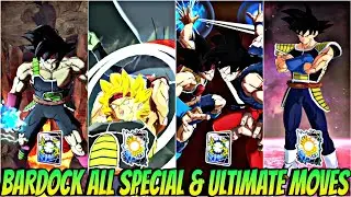 BARDOCK ALL SPECIAL & ULTIMATE MOVES 🔥!! IN DRAGON BALL LEGENDS