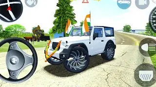 Modified Mahindra thar stunt game: Indian car ( gadi Wala game) thar Android game play #thar 