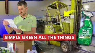 Keeping It Simple: Detailing A FORKLIFT And My Malibu Using Only Simple Green And Water