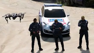 [GTA 5] LA POLICE RECOIT UN DRONE POUR SES INTERVENTIONS👮 | LSPDFR #1408
