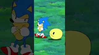Pacman vs Sonic Tails and Knuckles #shorts