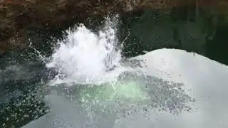 Fearless Man Jumped Into Deep Water From Height