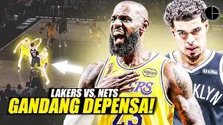 WOW! Maganda ang PINAKITANG DEPENSA ng Lakers kontra sa NETS!