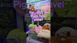 Finally spotted a good one, let's see if can catch the pig! #clawmachine #shorts