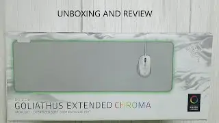#razer #bestmousepad Razer Goliathus Extended Chroma(razer grey mousepad)Unboxing and Review.