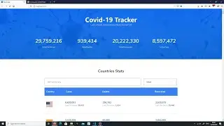 Covid-19 Tracker || Make a Corona Tracker with React JS | React Project-1 |
