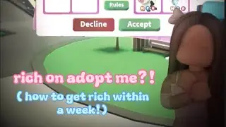 HOW TO GET RICH ON ADOPT ME! 😱😱 ( 2024 ) #adoptme #richadoptme