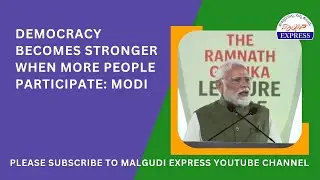 Democracy becomes stronger when more people participate: Modi 