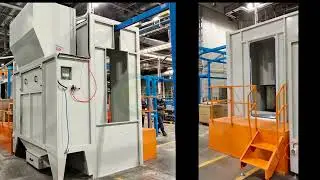 Automatic powder coating line