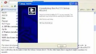 Installing Putty ssh client on Windows