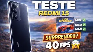 CARX STREET NO REDMI 15!!🔥 TESTE COMPLETO AQUI