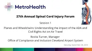 SCI Forum 2024 | Understanding the impact of the ADA and Civil Rights Act on Air Travel