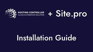 Hosting Controller Website Builder &mdash; Site.pro plugin installation guide