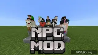 Mod on npc for minecraft BEDROCK EDITION!