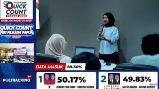 HASIL SEMENTARA PEMUNGUTAN SUARA ULANG (PSU) PILKADA PAPUA