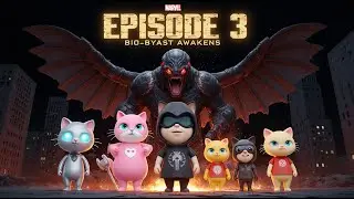 BIO BYTE BEAST AWAKENS #vdkailab #funny #aistorytelling #cat #cartoon #animation #games #cute #ai
