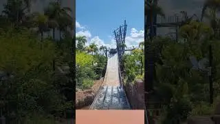 Infinity Falls drop at Seaworld Orlando