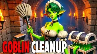 AMAZING Co-op Dungeon Clean Up Sim!  Goblin Cleanup