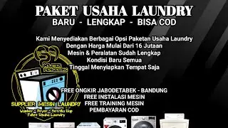 Paket Usaha Laundry Jabodetabek & Jawabarat