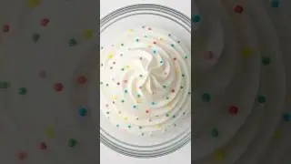 Delicate Textures of Whipped Cream | ASMR 🧁 #satisfying #relaxing #asmr