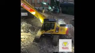 HELFAUT TRAVAUX , d&eacute;molition de la Banque de France de ST Omer, premi&egrave;re phase