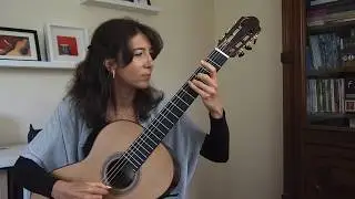 Andante espressivo (from the Sonatina) by Jorge Morel - Catherine Struys guitar - Confinement video