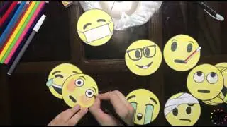 How to draw and color emojis(PART 1), easy and step-by-step way #emojiart