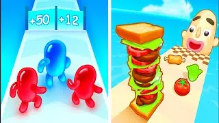 Join Blob Clash 3D vs Sandwich Runner