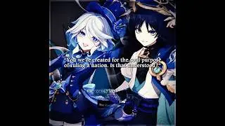 【#FURINA & #WANDERER】 &bull; Electrical &bull; &ldquo;They think they know me, know me.&rdquo; &bull; Genshin impact edit &bull;