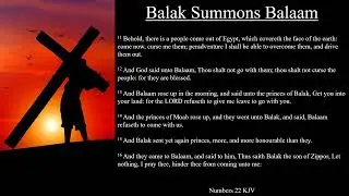 Numbers 22:1-21 KJV | Balak Summons Balaam