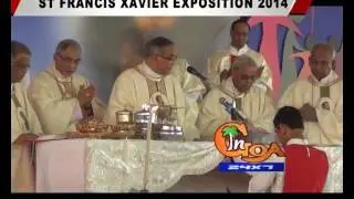 ST FRANCIS XAVIER EXPOSITION 2014 FULL INAUGURAL MASS
