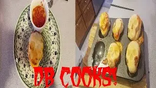 DB Cooks- Stuffed Pizza Skulls! HAPPY HALLOWEEN!