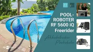 Jetzt mit Fernbedienung! Der akkubetriebenen Poolroboter Zodiac RF 5600 iQ Freerider