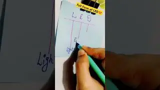 Full Form of LED | Meaning of LED | LED | #shortsfeed #shorts #led #ytshorts #fullform #gkshorts #yt