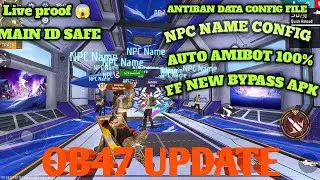 Obb47 Meta Data 99 Percent Drag Headshot + Npc Name New Update🇮🇳 Main I'd Safe Panel