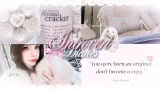 ⋆𐙚₊Introvert Diaries˚⊹♡💌 | Wonyoungism, selfcare, aesthetic, Journaling, going out, grwm | 🌸🩰