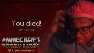 THESE QUICK TIME EVENTS!!!! | Minecraft Story Mode Episode 4 Part 1