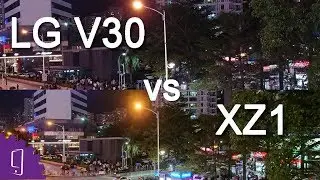 LG V30 vs Sony Xperia XZ1 Camera Test | Low Light Photo | Steadyshot