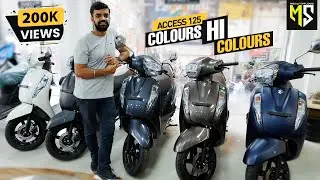 Suzuki Access 125 Bs6 2023 Colours !! 😍