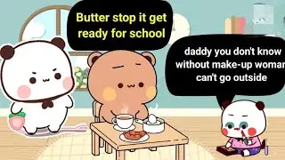 Butter's special Makeup 💄 for School Made Bubu Dudu Shocked 😲 | BUbu dudu stories 