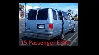 Экскурсия по фургону Econoline E350 V10 на 15 пассажиров. Обзор. Запуск. Обзор. Тест-драйв. #жизньвавтомобиле.