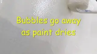 Rust-Oleum Roller Bubbles disappear