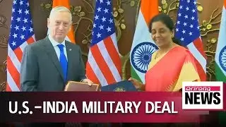 U.S., India sign long-stalled military cooperation deal